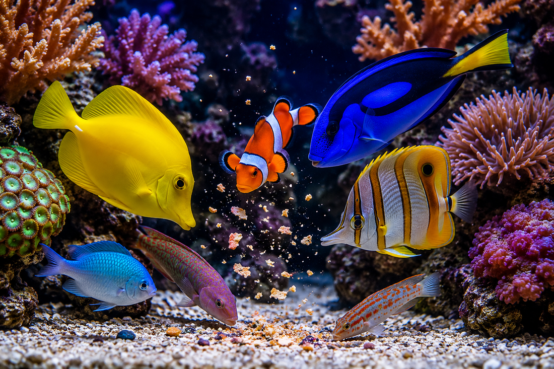 Marine Aquarium Food Explained: A Complete Guide to Feeding Marine Fish, Corals and Invertebrates