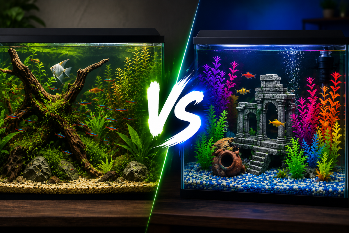 Natural vs Artificial: Which Aquarium Décor is Best for Your Setup?