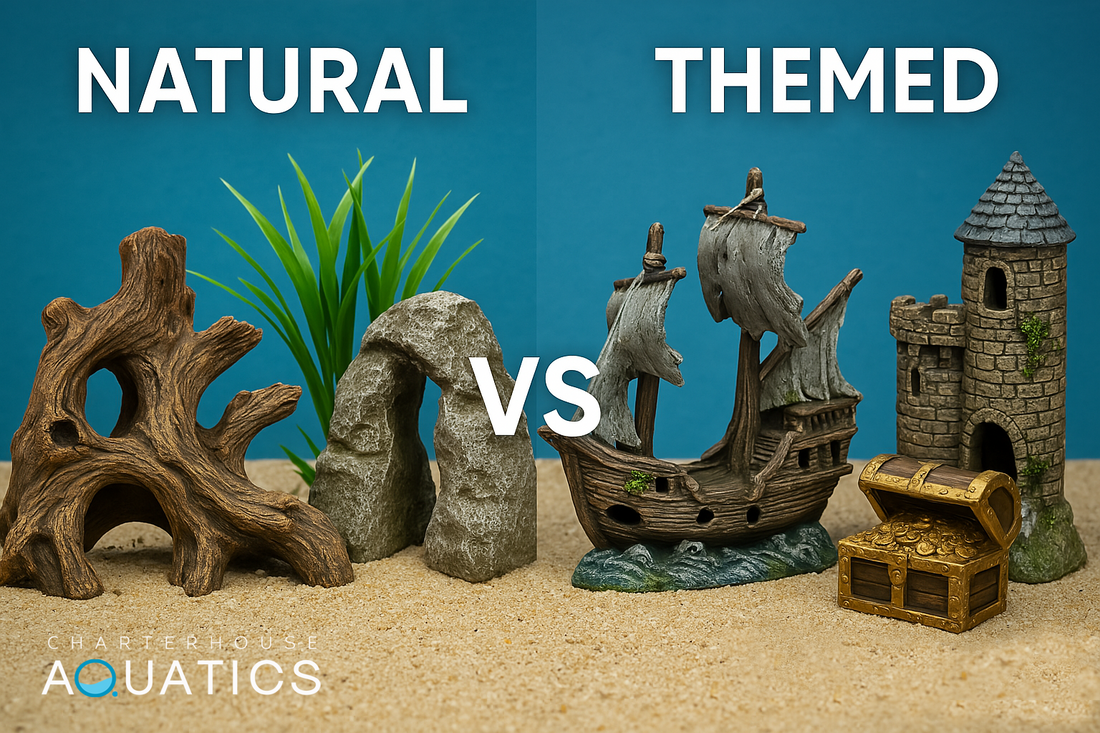 Natural vs Themed Aquarium Ornaments: Which Is Right for Your Tank?