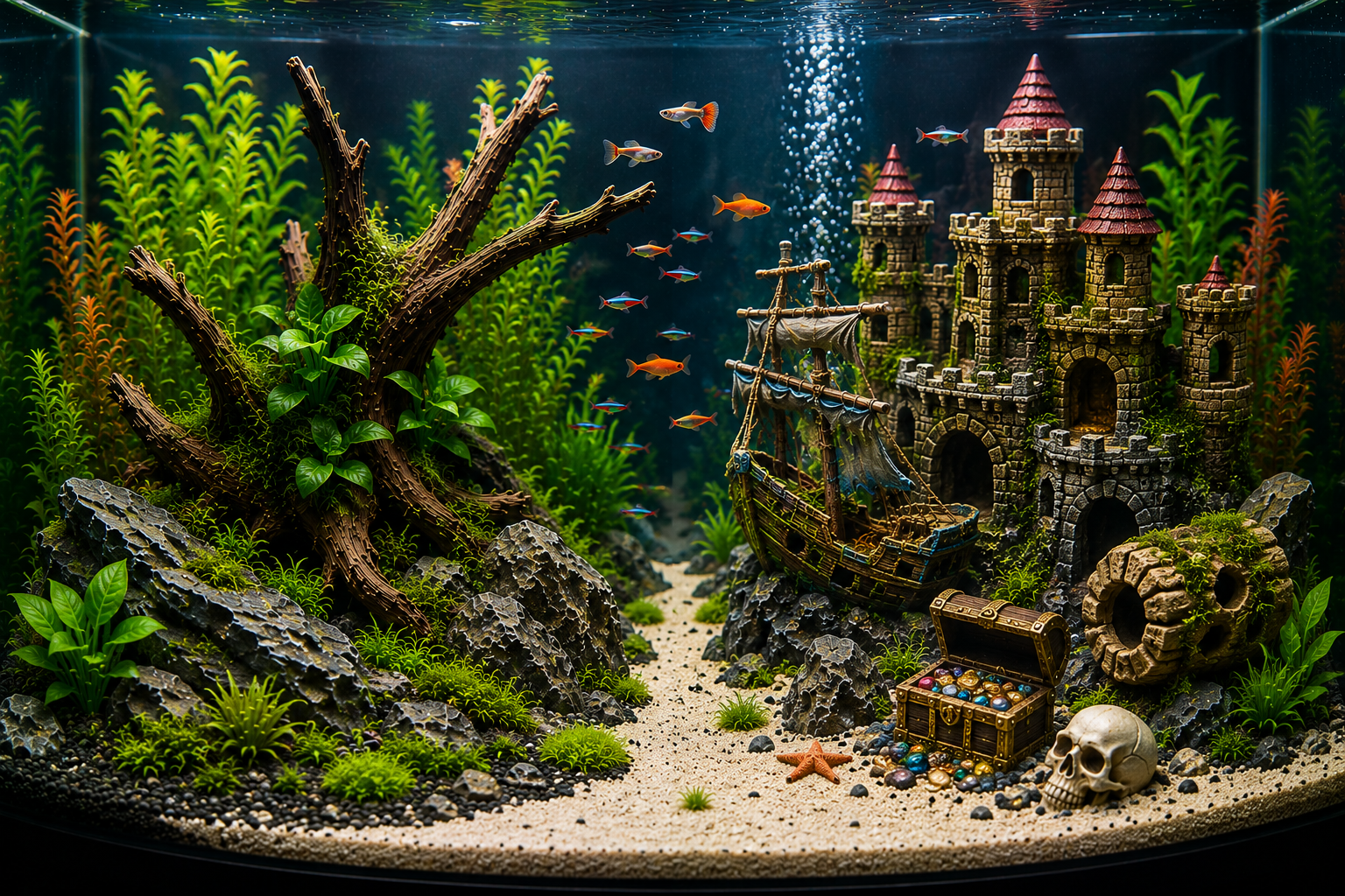 Natural vs Themed Aquarium Ornaments: Which Is Right for Your Tank?