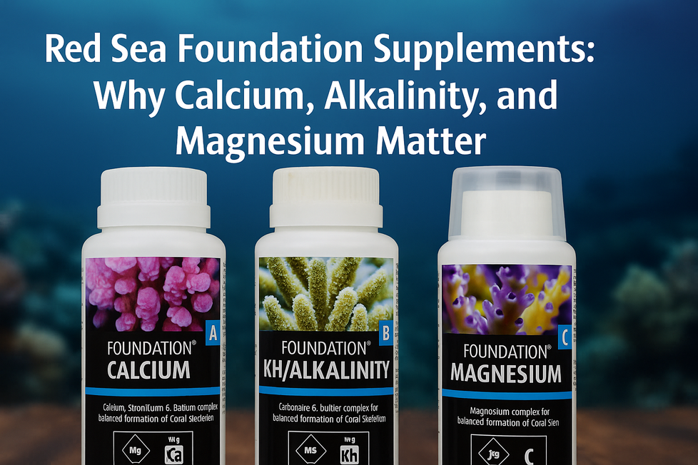 Red Sea Foundation Supplements: Why Calcium, Alkalinity, and Magnesium Matter