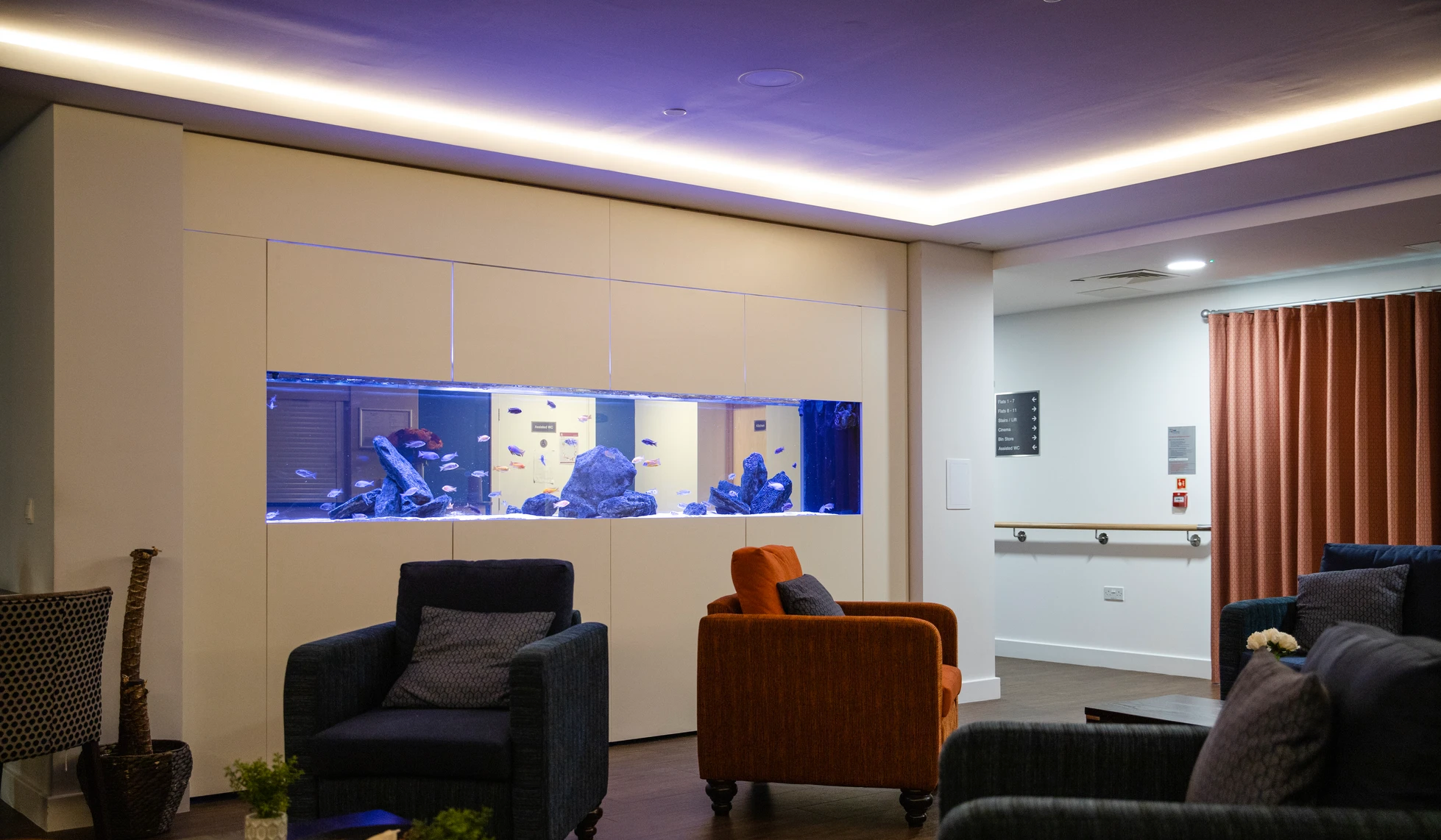 Room Divider Aquarium