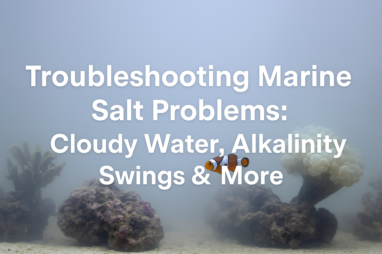 Troubleshooting Marine Salt Problems: Cloudy Water, Alkalinity Swings & More