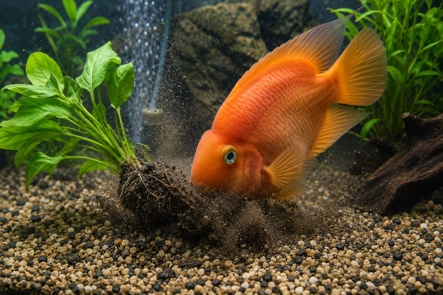Why Do My Fish Keep Digging Up My Plants? (And How to Stop It ...