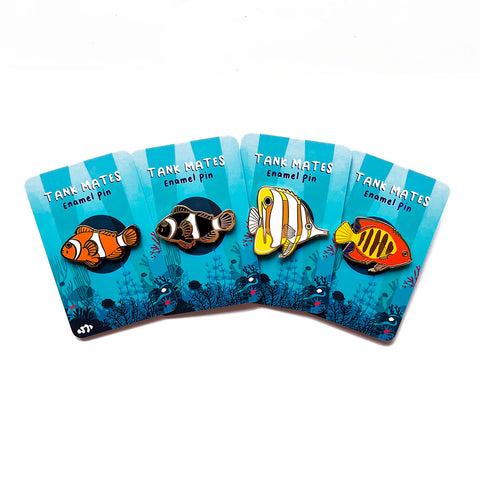 Tank Mates Pins
