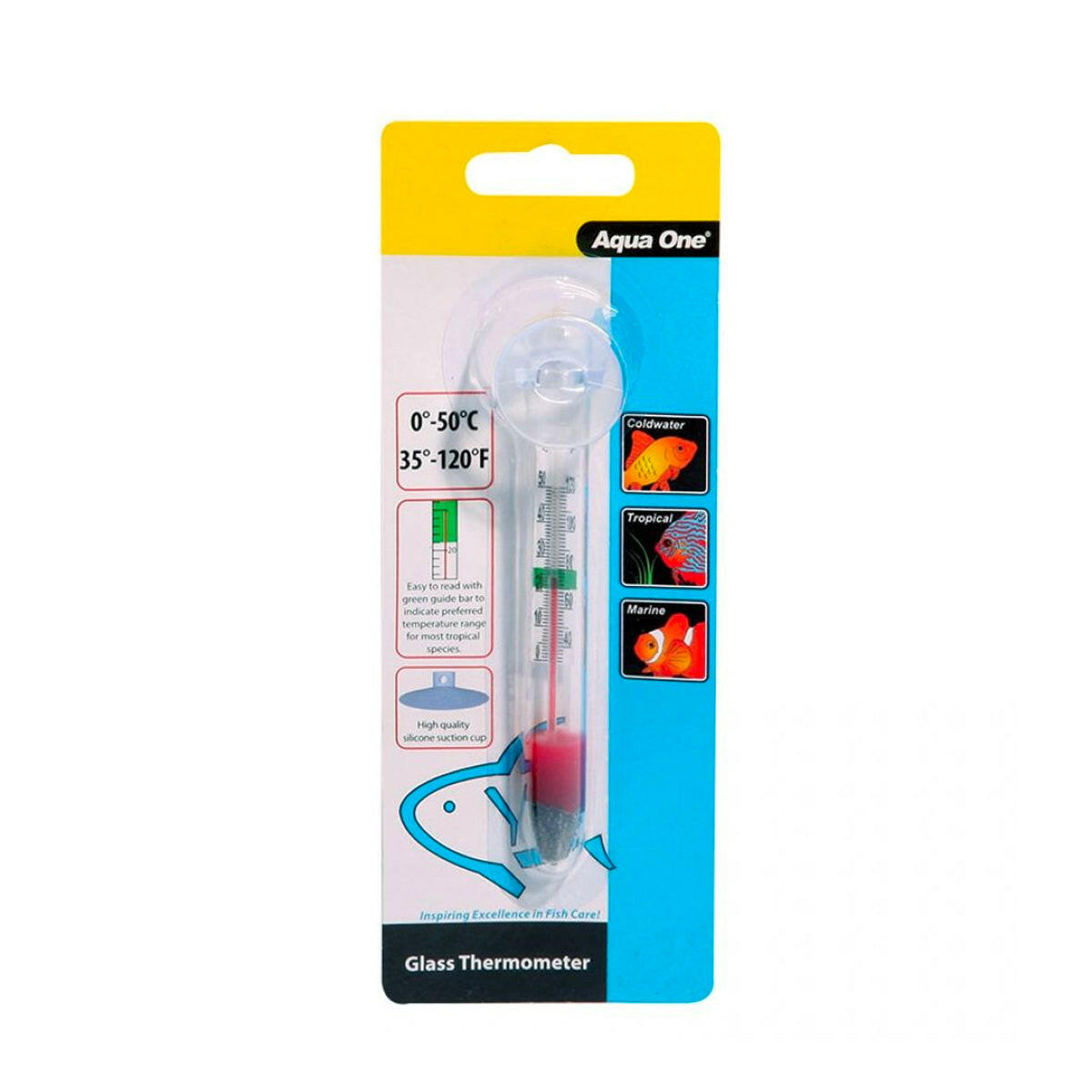 Aqua One Glass Thermometer