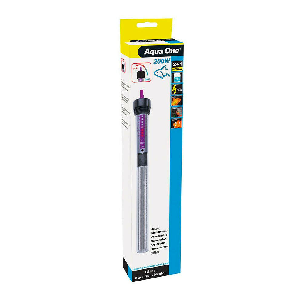 Aqua One Glass Heater 200w