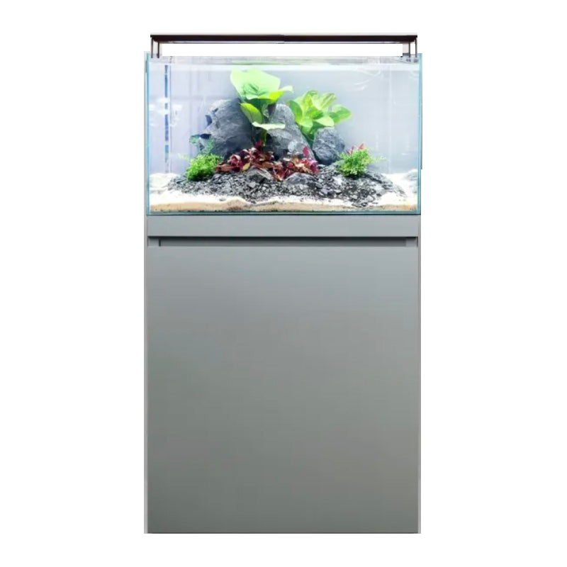 Fluval Visi-White 60 Aquarium and Cabinet - Dusty Grey