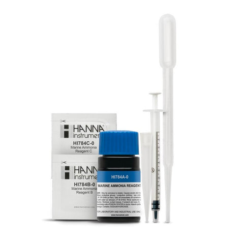 Hanna Instruments Marine Ammonia HI784-25 Reagents - 25 Tests