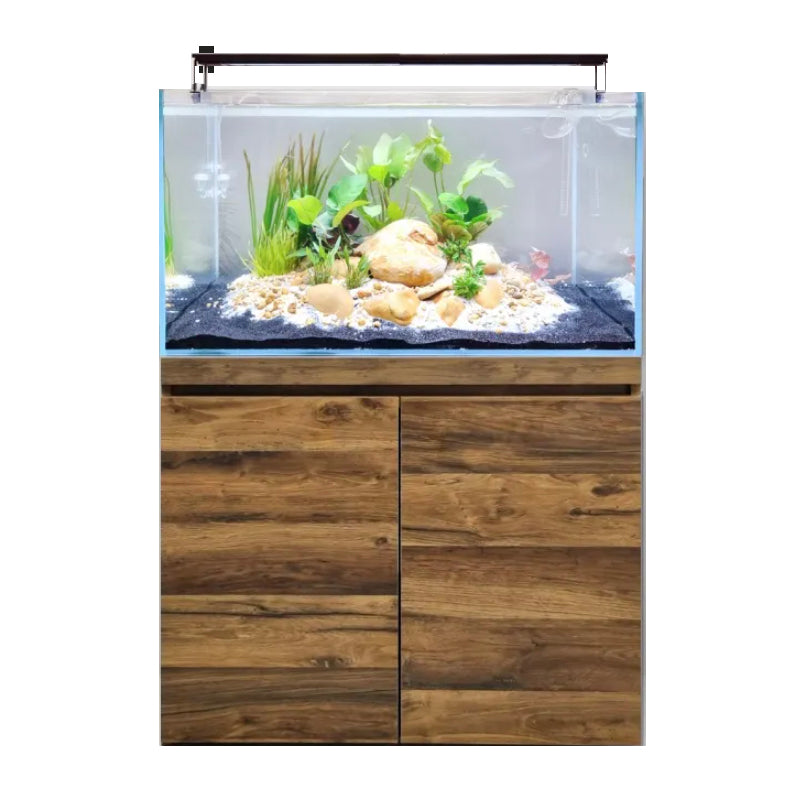 Fluval Visi-White 90 Aquarium and Cabinet - Hunton Oak