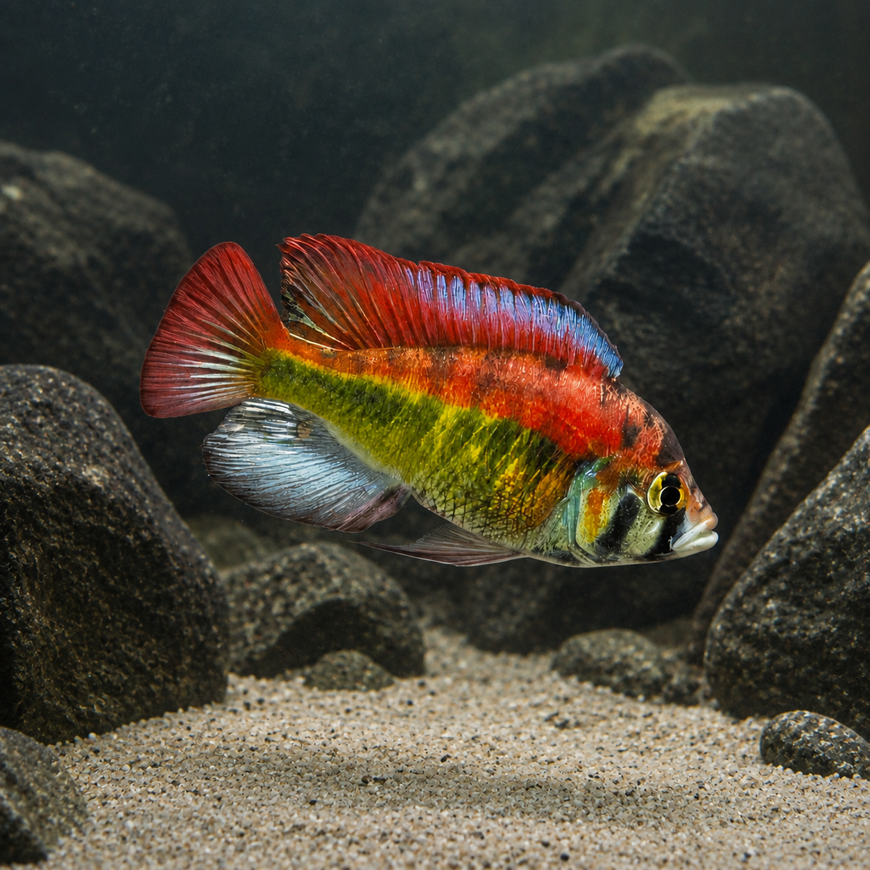 Albert’s Yellow Belly Hap Cichlid