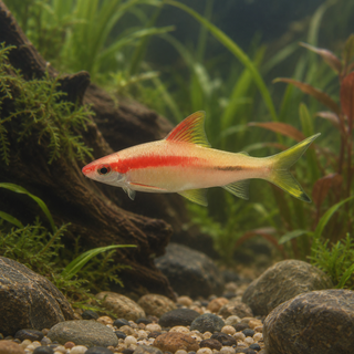 Albino Golden Red Line Torpedo Denison Barb