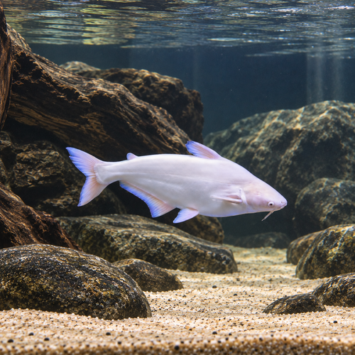 Albino Pangasius Catfish Pangasius