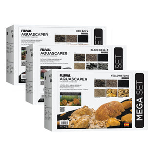 Fluval Aquascaper Natural Sand and Rock Mega Decor Set