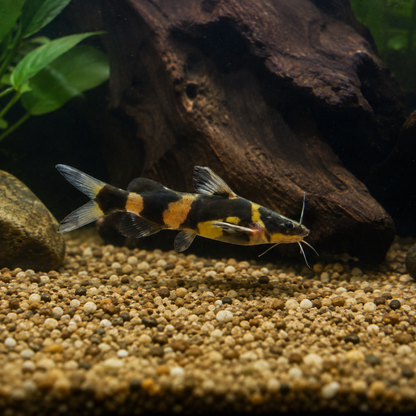 Striped Catfish Over Pebbles