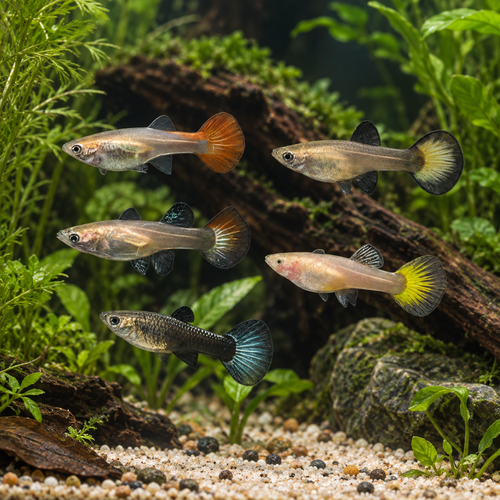Assorted Female Guppy Poecilia Reticulata