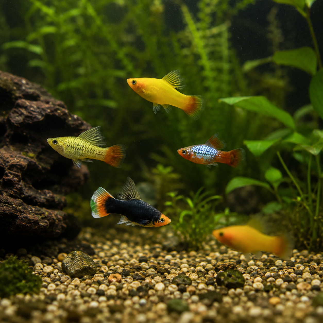 Assorted Hi Fin Platy Xiphophorus Maculatus