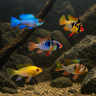 Assorted Ram Mikrogeophagus
