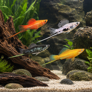 Assorted Swordtails Fish Xiphophorus Hellerii 