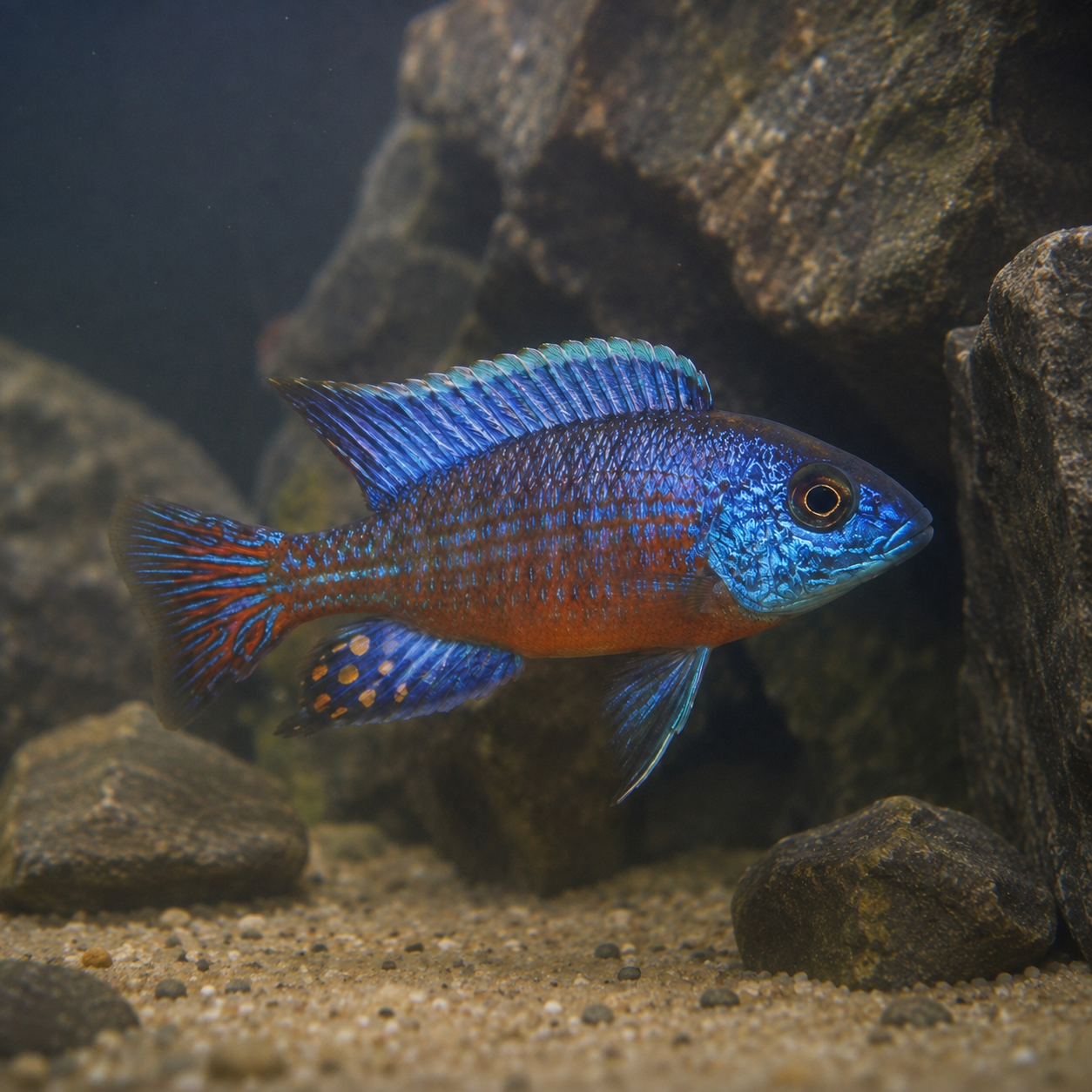 Aulonocara Stuartgranti Peacock Malawi African Cichlid