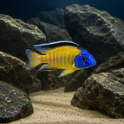 Aulonocara Usisya Neon Blue Peacock Malawi African Cichlid