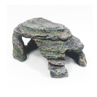 Betta Grey Stone Cave Aquarium Ornament