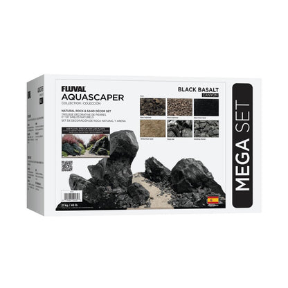 Fluval Aquascaper Natural Sand and Rock Mega Decor Set