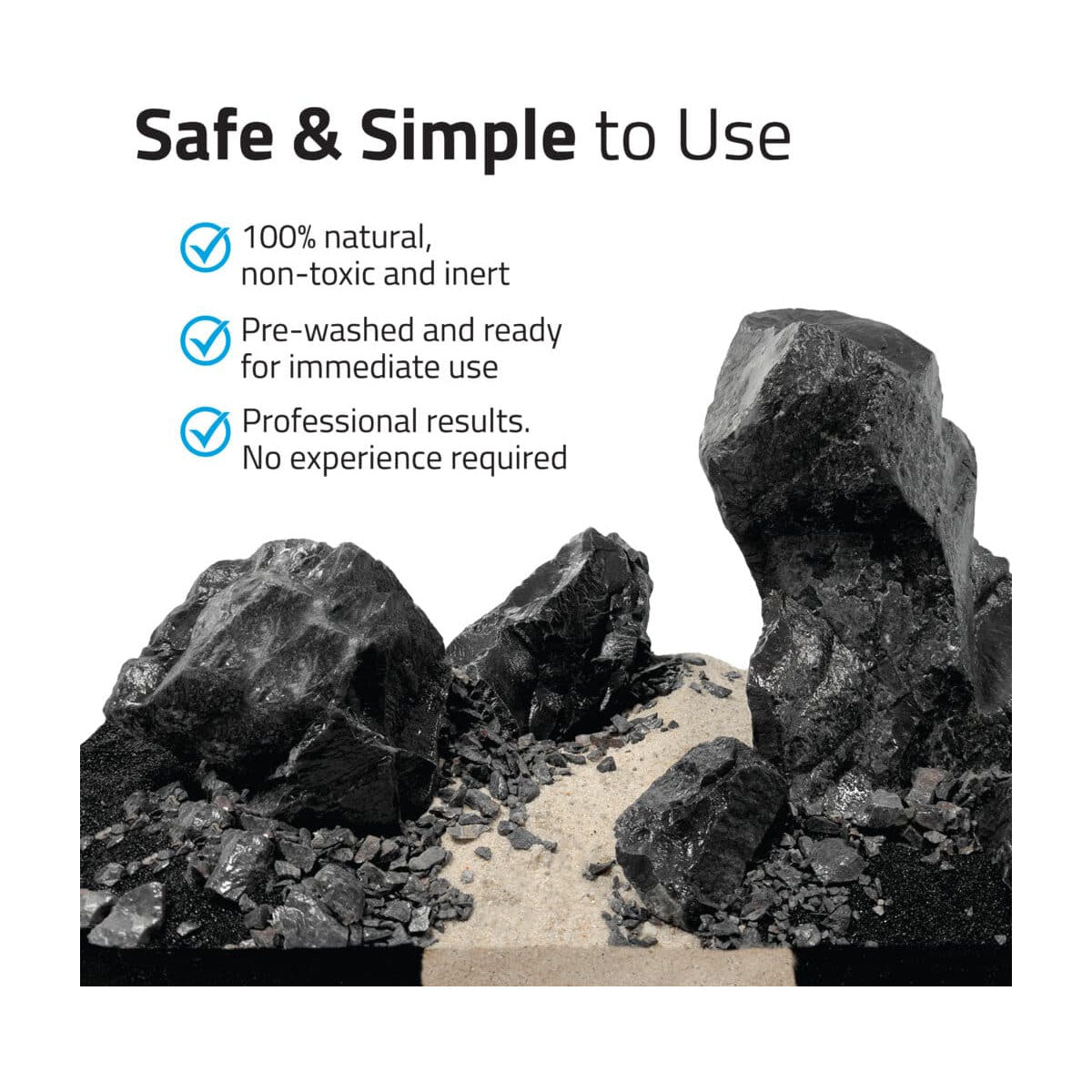 Fluval Aquascaper Natural Sand and Rock Mega Decor Set