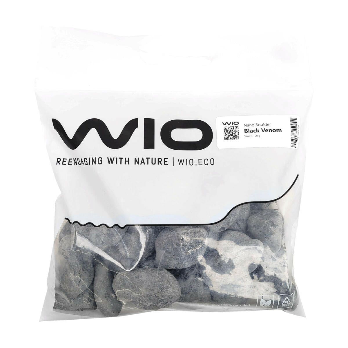 WIO Black Venom Nano Boulders S - 2KG