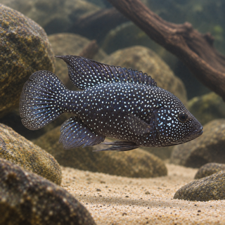 Black Diamond Madagascar Cichlid 