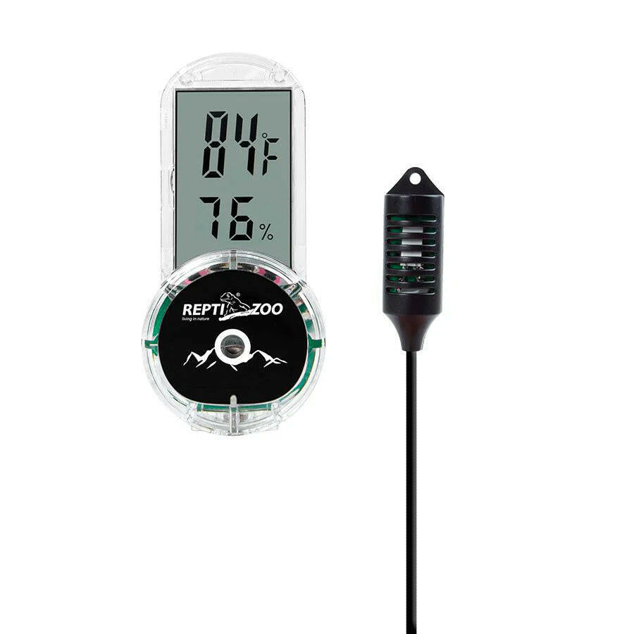 ReptiZoo Digital Thermo-Hygrometer Suction Cup With Probe