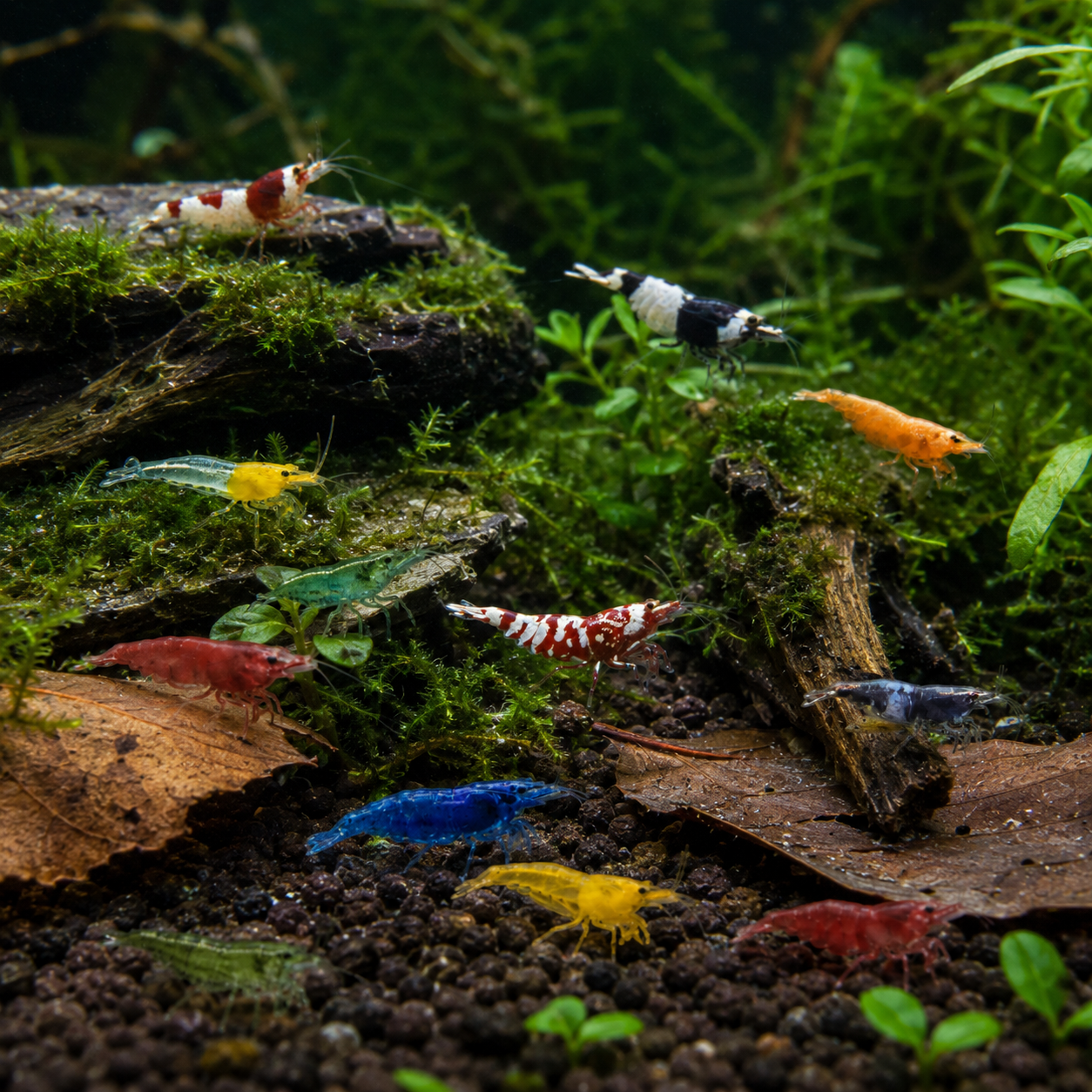 Assorted Shrimp Caridina 2cm