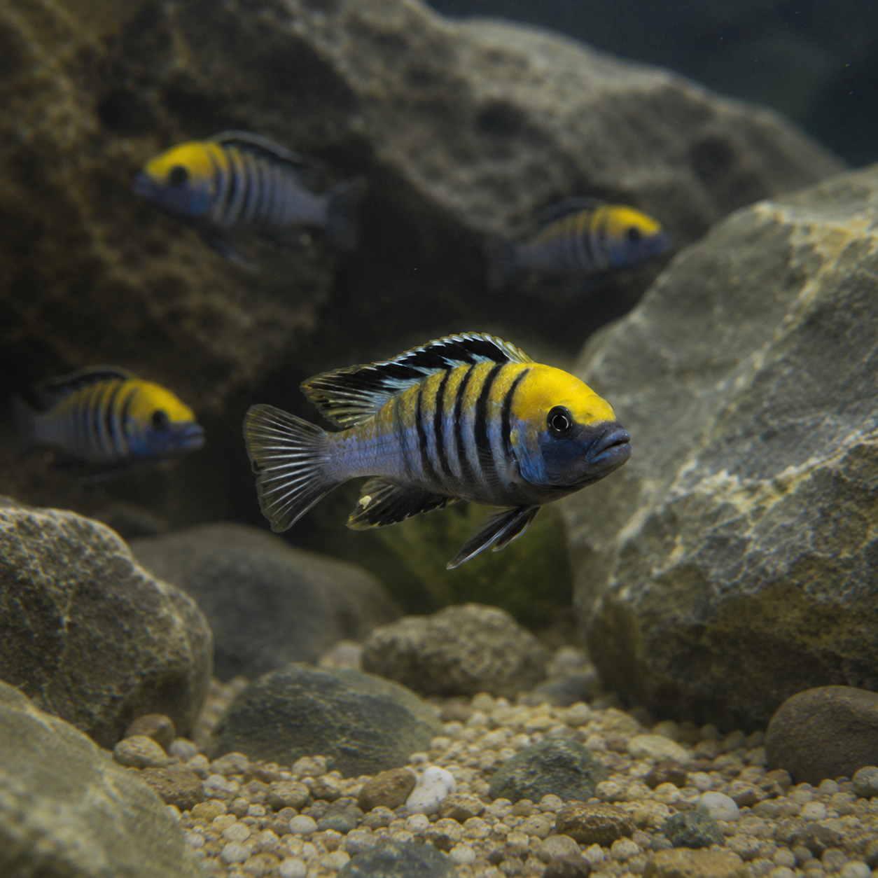 Pseudotropheus Cynotilapia Afra Cobue Malawi African Cichlid
