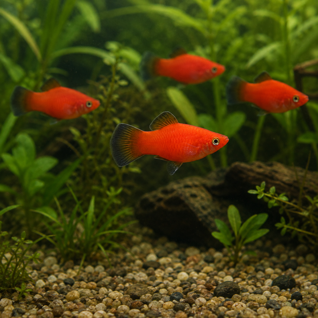 Red Platy Xiphophorus Maculatus 3cm