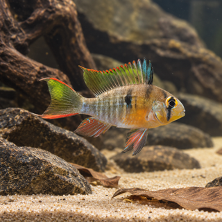 Bolivian Ram Mikrogeophagus Altispinosa 3cm