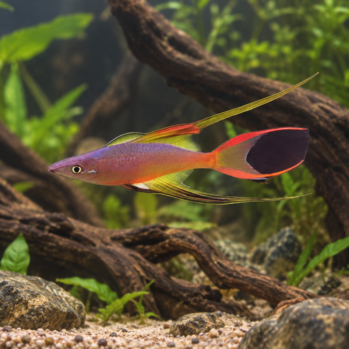 Threadfin Rainbow Fish Iriatherina Werneri 5cm