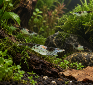 Black Rili Shrimp Neocaridina 2cm