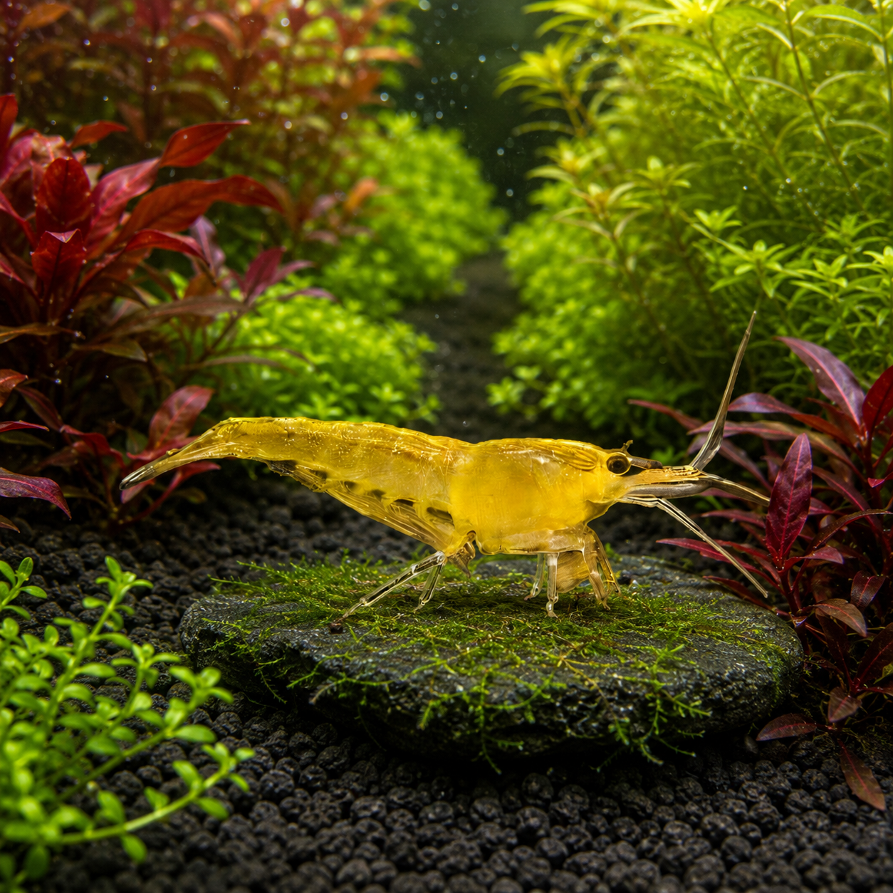 Cherry Yellow Shrimp Neocaridina Davidi 2cm