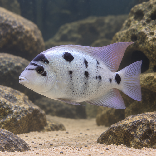 Cichlasoma Argentea Vieja Silver White Cichlid