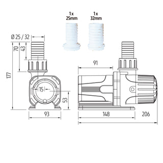 TMC Reef-Pump 10000 DC Pump