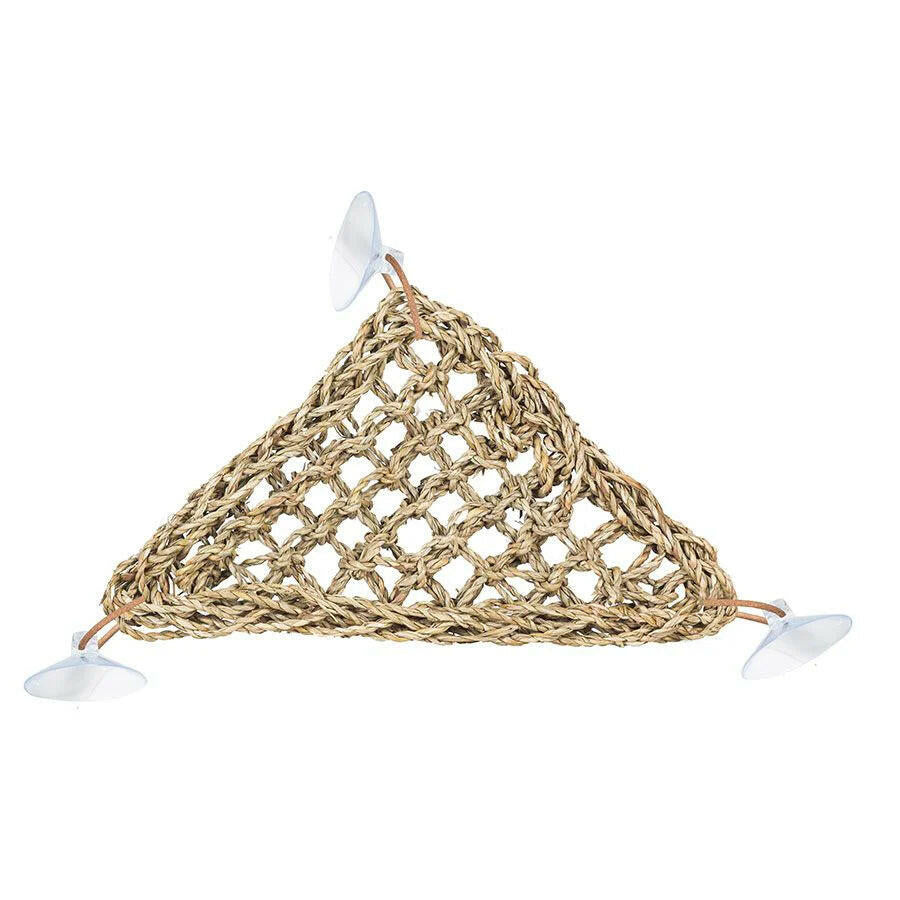 ReptiZoo Straw Triangular Weaving Hammock 29 x 20 x 20cm