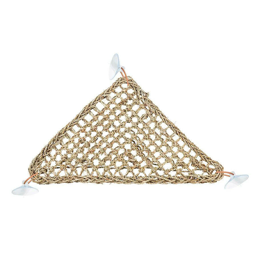 ReptiZoo Straw Triangular Weaving Hammock 56 x 40 x 40cm