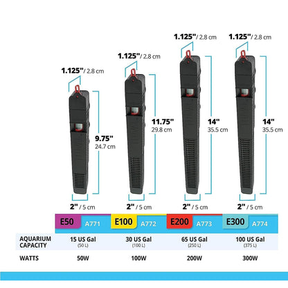 Fluval E Series Electronic Aquarium Heater