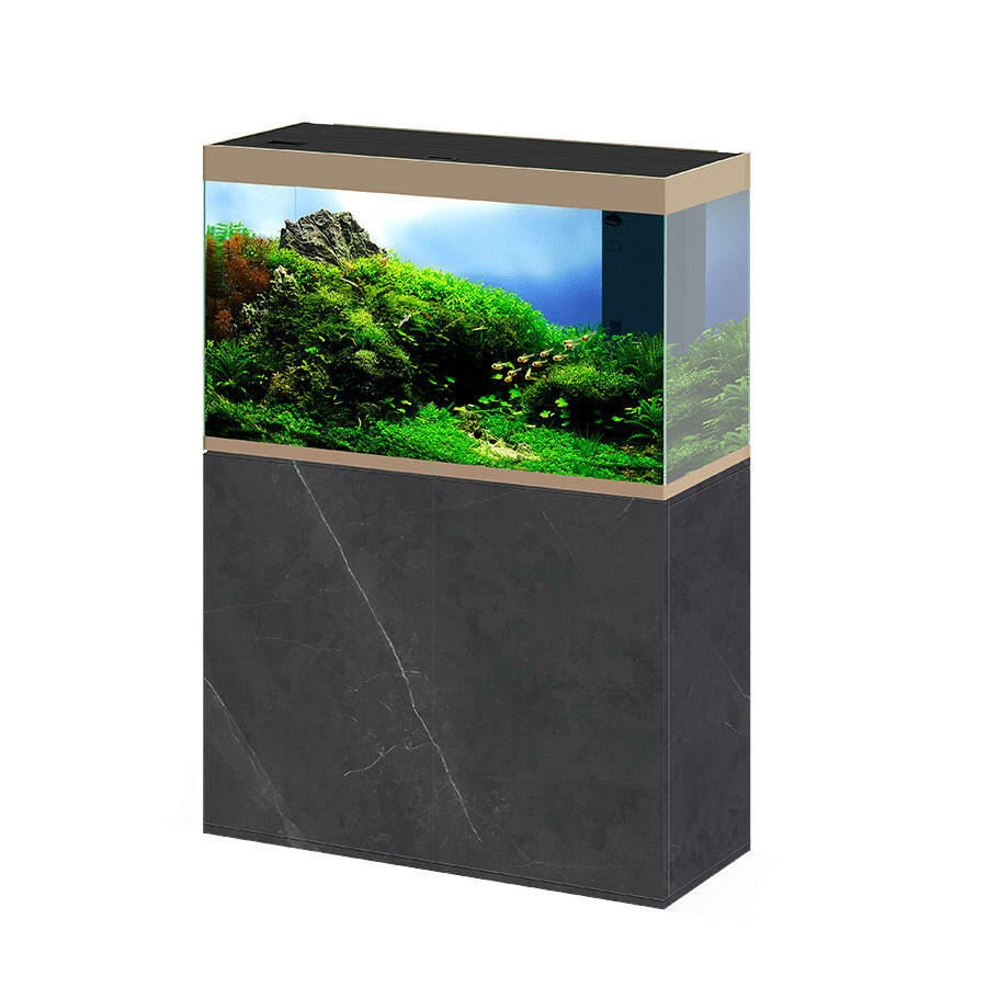 Ciano Emotions Pro 100 Mystic Aquarium and Marble Black Cabinet.