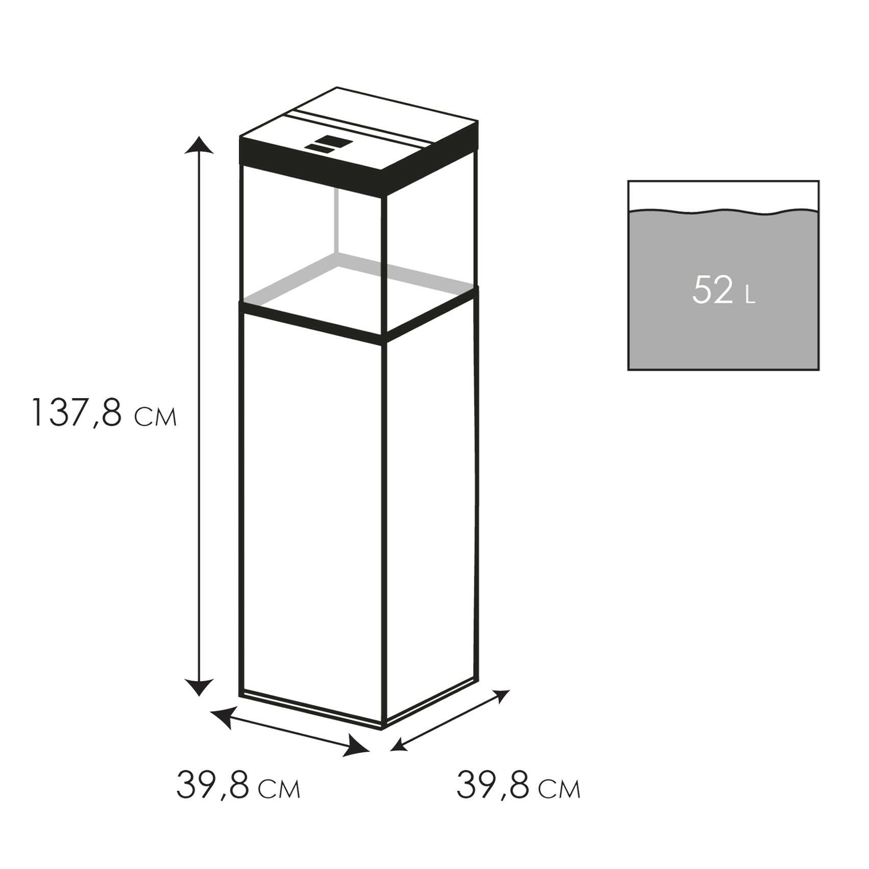 Gecheer Aquariumhouder, 60 x 30 x 60 cm, technisch hout, basismeubel met opbergvak voor aquarium, 3 niveaus, aquariumtafel voor vistank Gecheer Aquariumhouder, 60 x 30 x 60 cm, technisch hout, basismeubel met opbergvak voor aquarium, 3 niveaus, aquariumtafel voor vistank