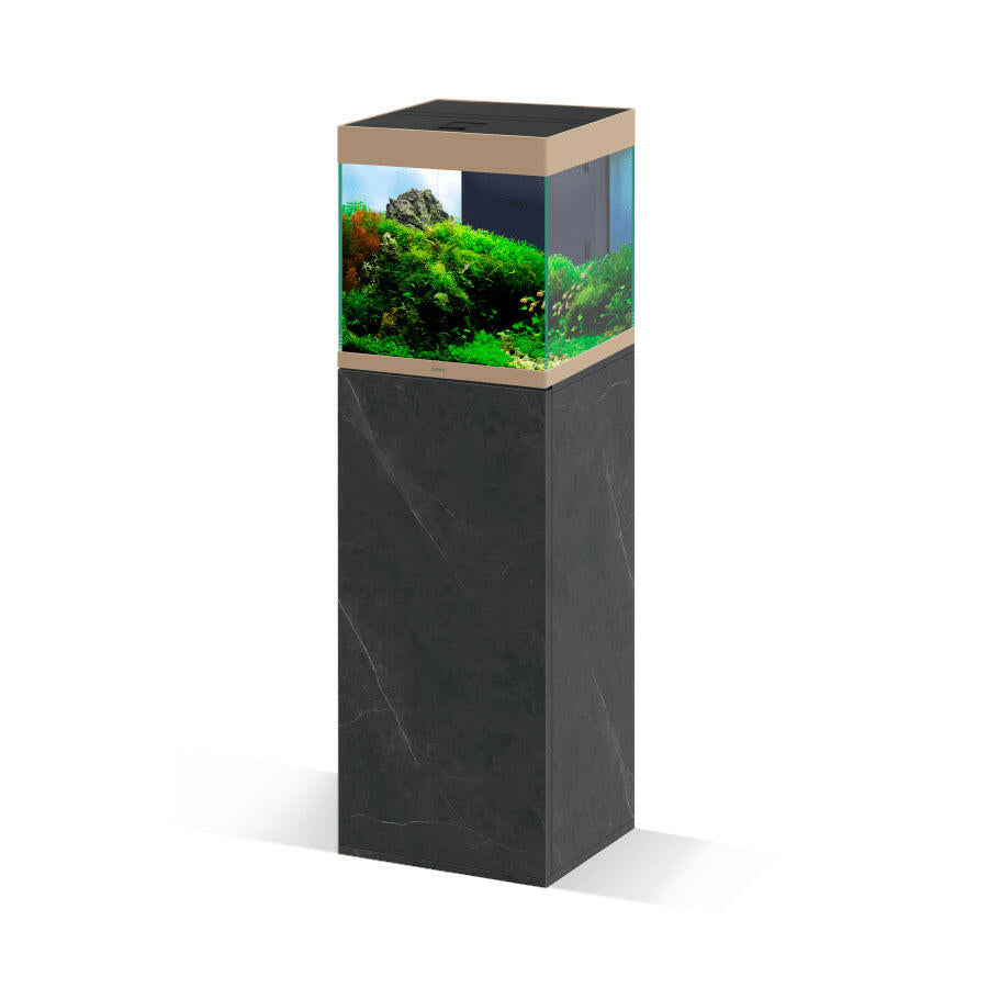 Ciano Emotions Pro 40 Mystic Aquarium and Black Marble Cabinet.