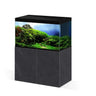 Black Aquarium and Black Marble Cabinet