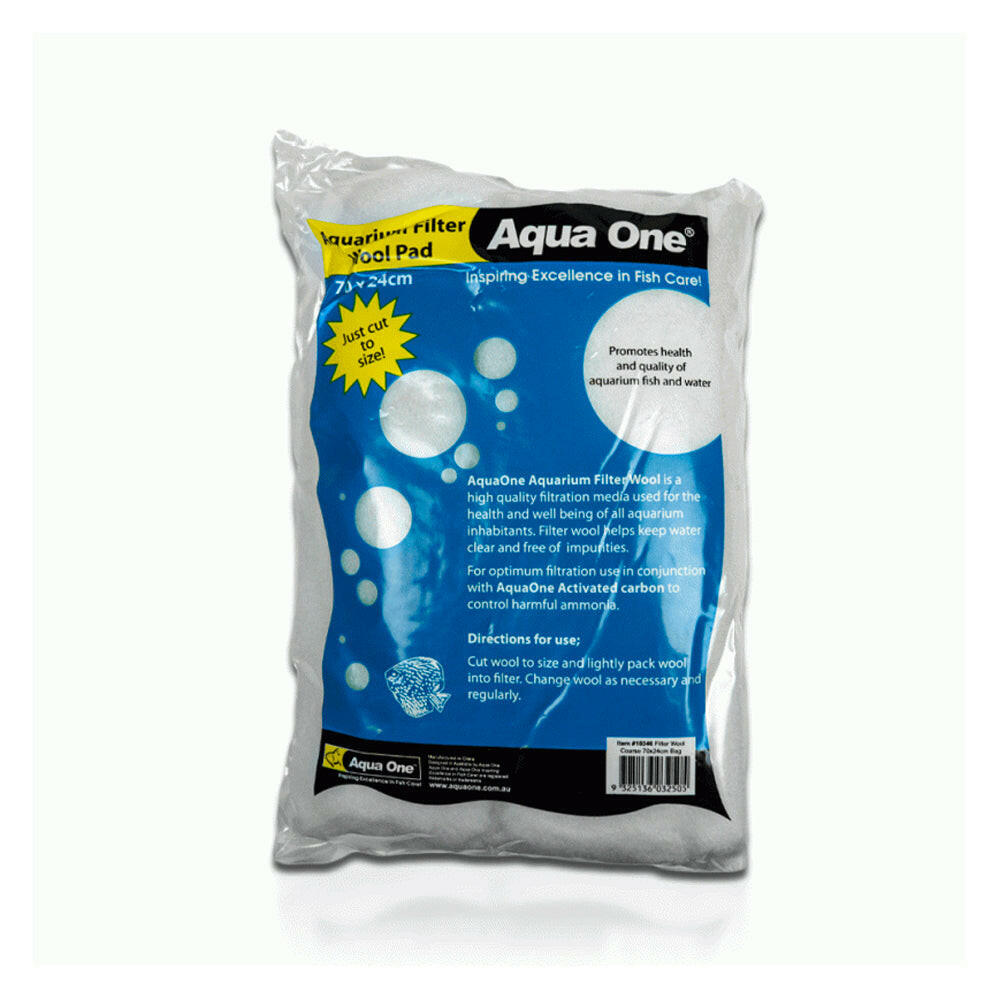 Aqua One Filter Wool Coarse 70 x 24cm Bag