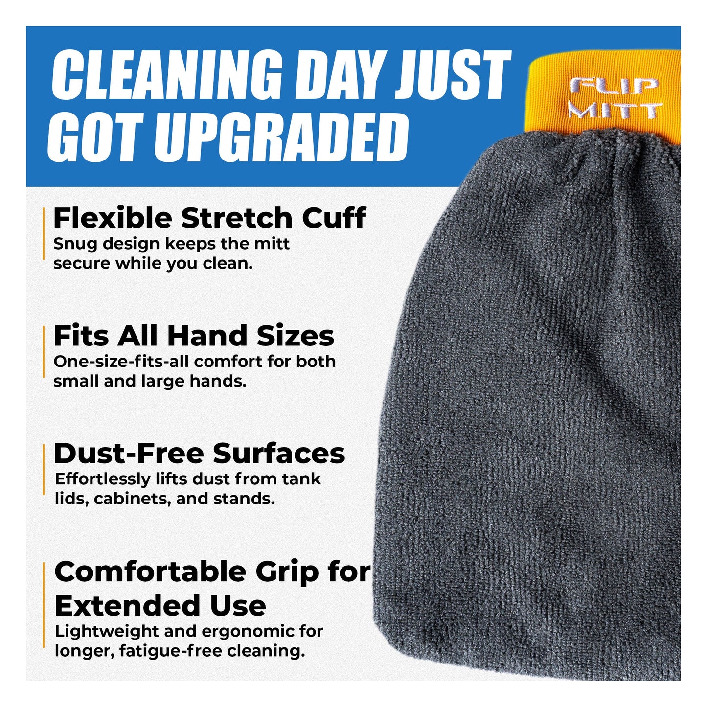 Flipper Flip-Mitt 2-in-1 Cleaning Mitt