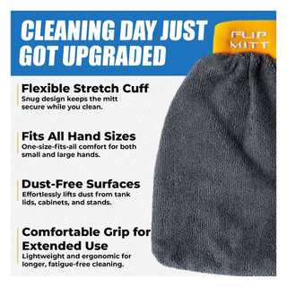 Flipper Flip-Mitt 2-in-1 Cleaning Mitt